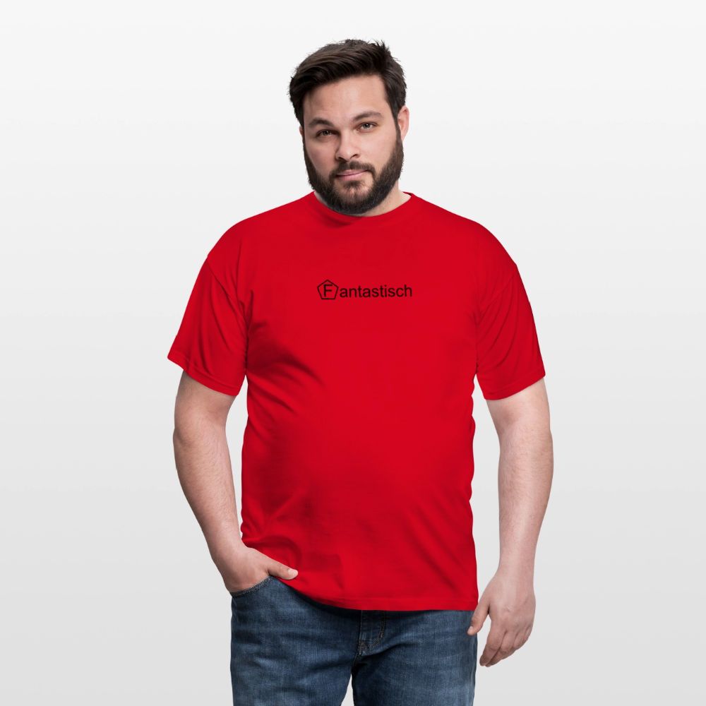 Männer T-Shirt - "Fantastisch" - Rot