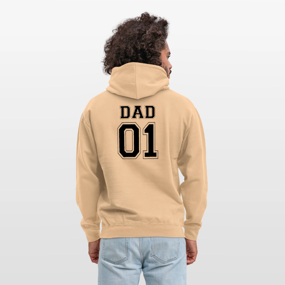 Unisex Hoodie - DAD 01 (black) - Pfirsich
