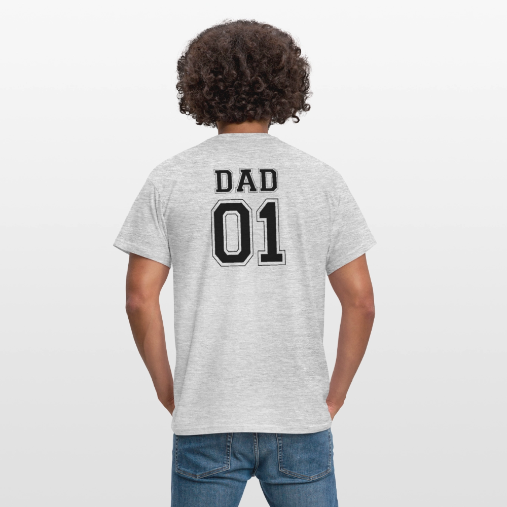 Men's T-Shirt - DAD 01 (black) - Grau meliert