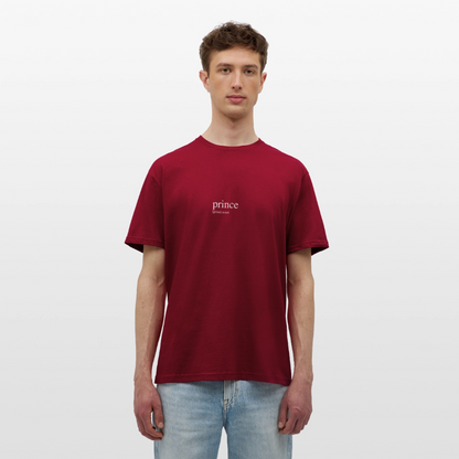 Men's T-Shirt - prince (white) - brick red