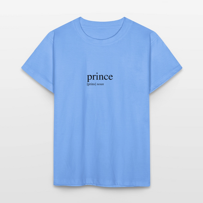 Kids`T-Shirt - prince (black) - sky blue