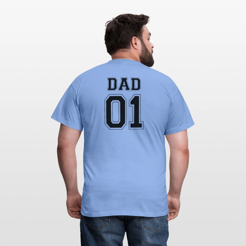 Men's T-Shirt - DAD 01 (black) - carolina blue