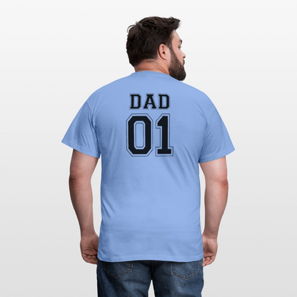 Men's T-Shirt - DAD 01 (black) - carolina blue