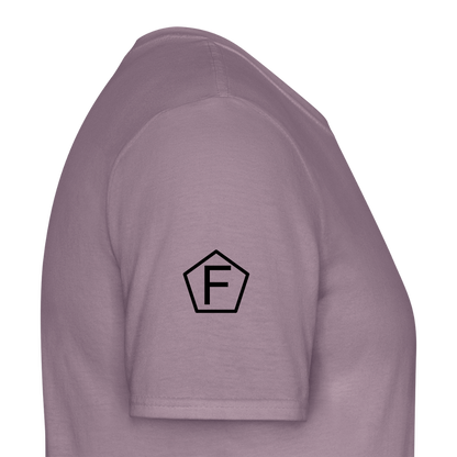 Männer T-Shirt - "Freunde" - Lilagrau 