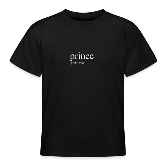 Teenage T-Shirt - prince (white) - Schwarz