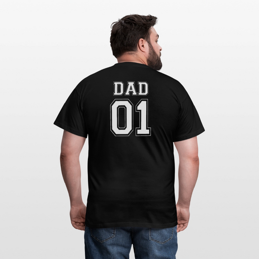 Men's T-Shirt - DAD 01 (white) - Schwarz