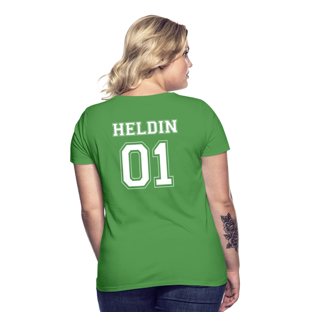 Women's T-Shirt - HELDIN 01 (white) - Kelly Green