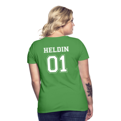 Women's T-Shirt - HELDIN 01 (white) - Kelly Green