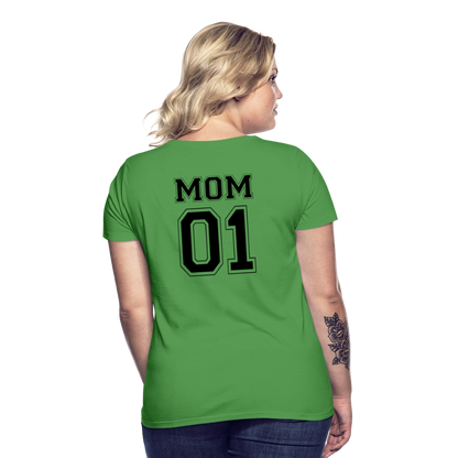 Women's T-Shirt - MOM 01 (black) - Kelly Green