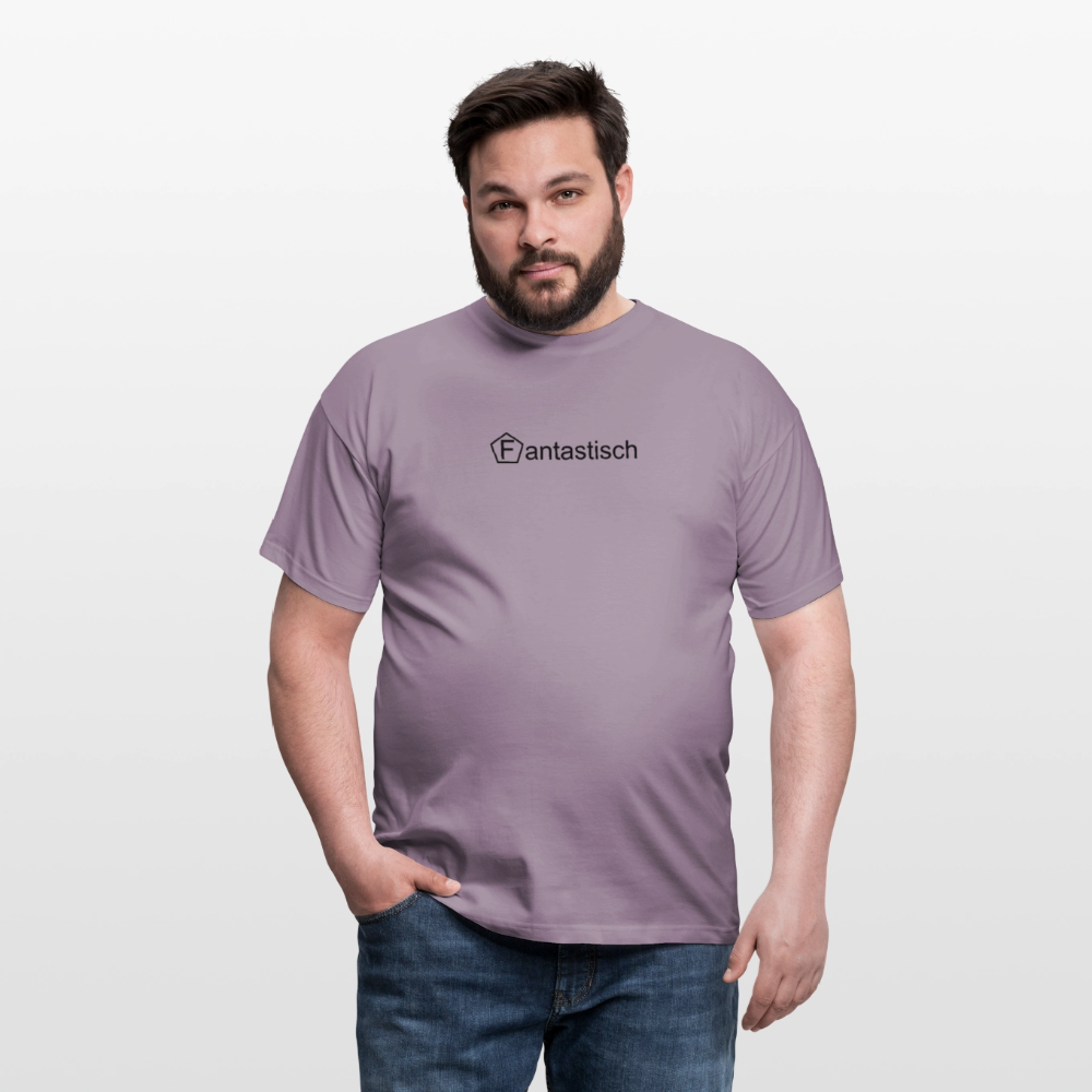 Männer T-Shirt - "Fantastisch" - Lilagrau 