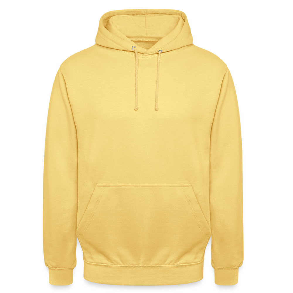 Unisex Hoodie - HELD 01 (black) - Zitronengelb