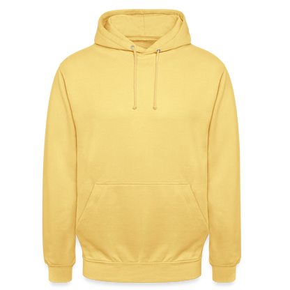 Unisex Hoodie - HELD 01 (black) - Zitronengelb