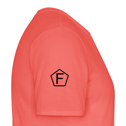 Männer T-Shirt - "Freunde" - Koralle