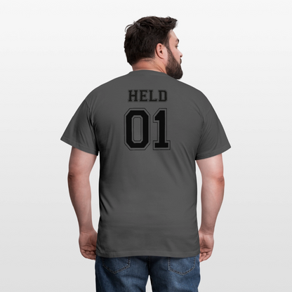 Men's T-Shirt - HELD 01 (black) - Anthrazit